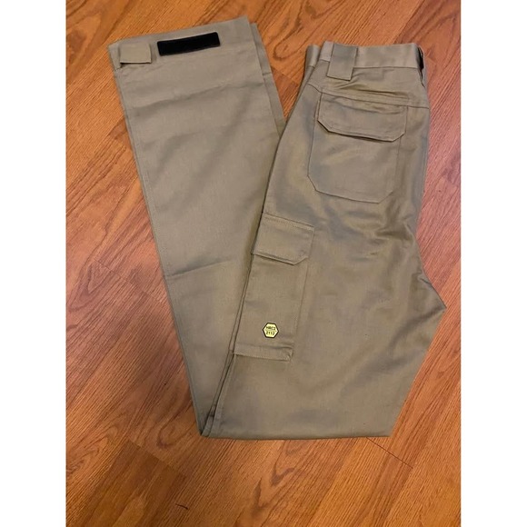 PTAHDUS Other - Mens sz 32 x 36 Cargo Pants Khaki Flame Resistant Work Welding